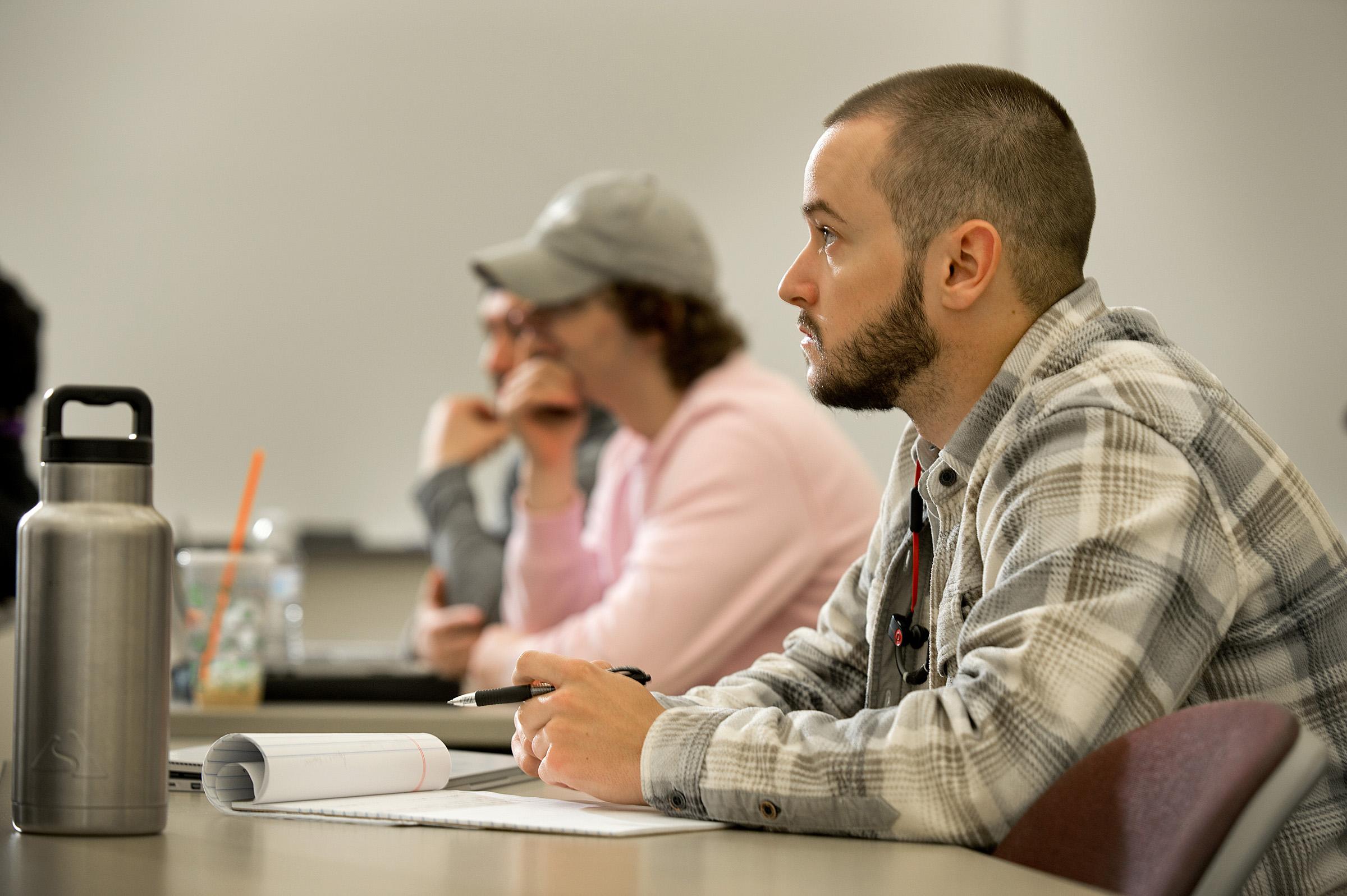 University of Mount Union students in classroom.